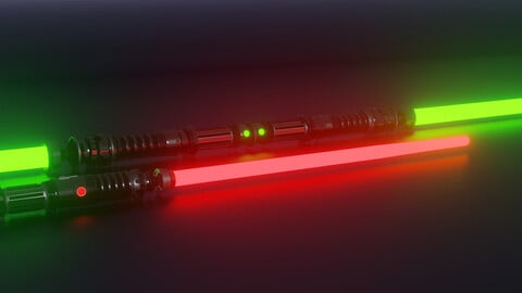 Lightsabers 3D gameready