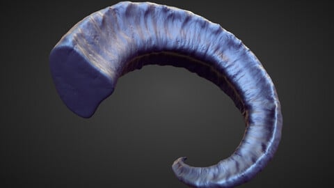 HORN1 high poly sculpt