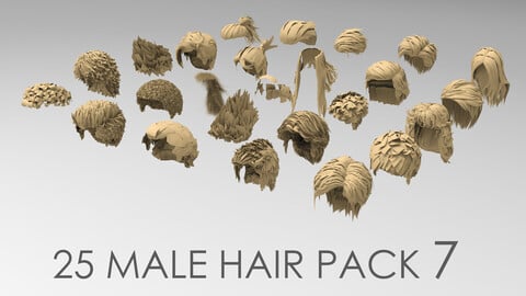 25 male hair pack 7
