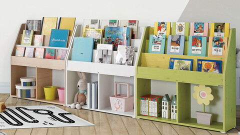 Front Toddler Bookshelf Bookshelf