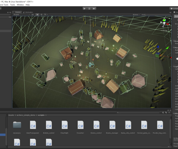 ArtStation Unity Archery Game Template Game Assets