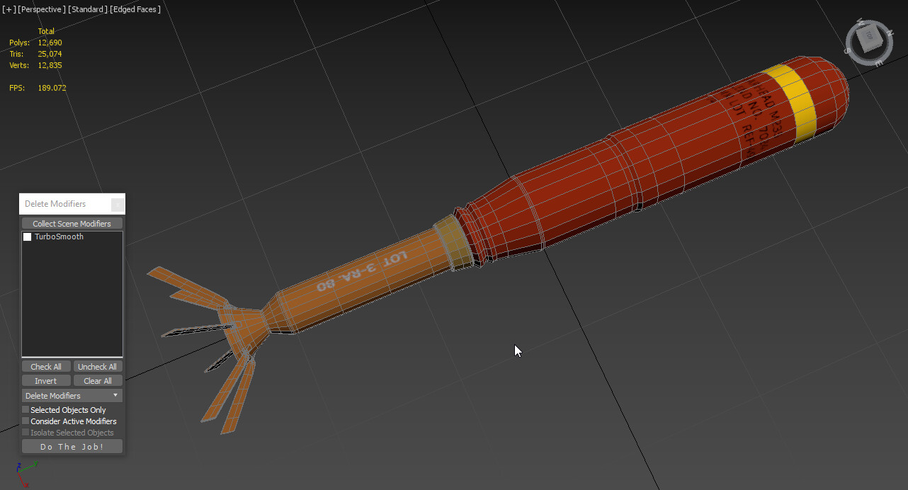 ArtStation - Incendiary Rocket 66 mm M74 3D Model | Resources