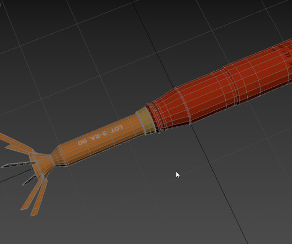 ArtStation - Incendiary Rocket 66 mm M74 3D Model | Resources