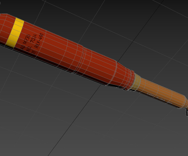 ArtStation - Incendiary Rocket 66 mm M74 3D Model | Resources