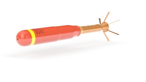 Incendiary Rocket 66 mm M74 3D Model