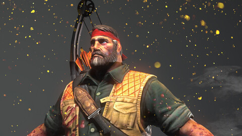 Viking Character Rigged 3D