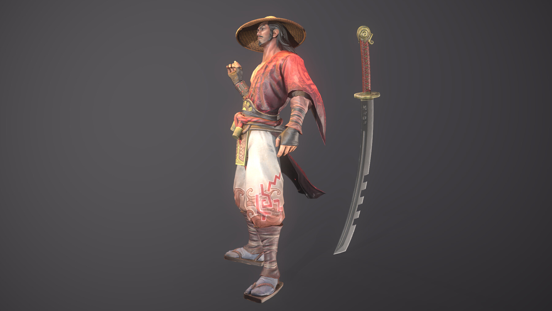 ArtStation - Armored Male Ninja | Game Assets