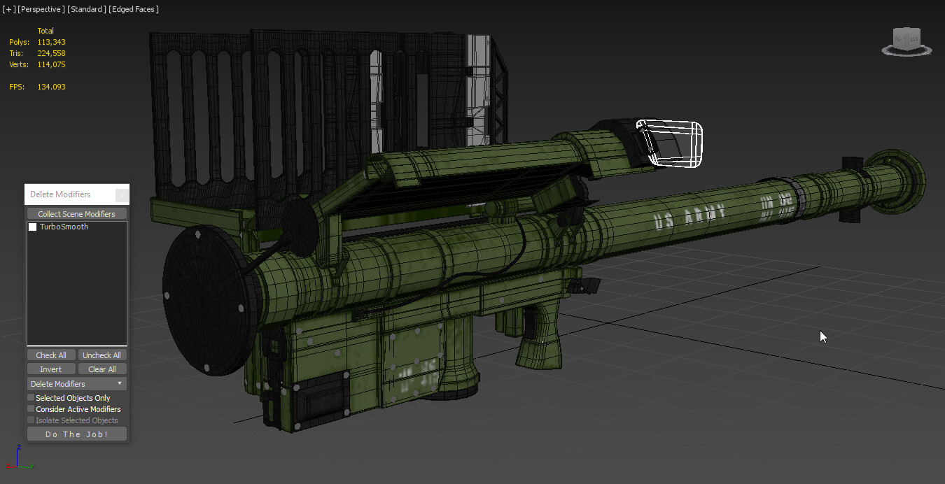 Artstation - Fim 92 Stinger Missile Launcher 3d Model 