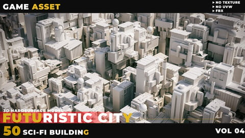 50 SCI-FI BUILDING FUTURISTIC CITY VOL 04
