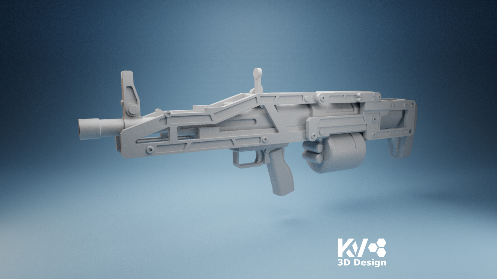 ArtStation KV Death Stranding Weapon Set 3D Print Model Resources   File 