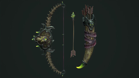 Undead bow and quiver