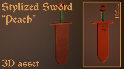 Peach - Stylized Sword