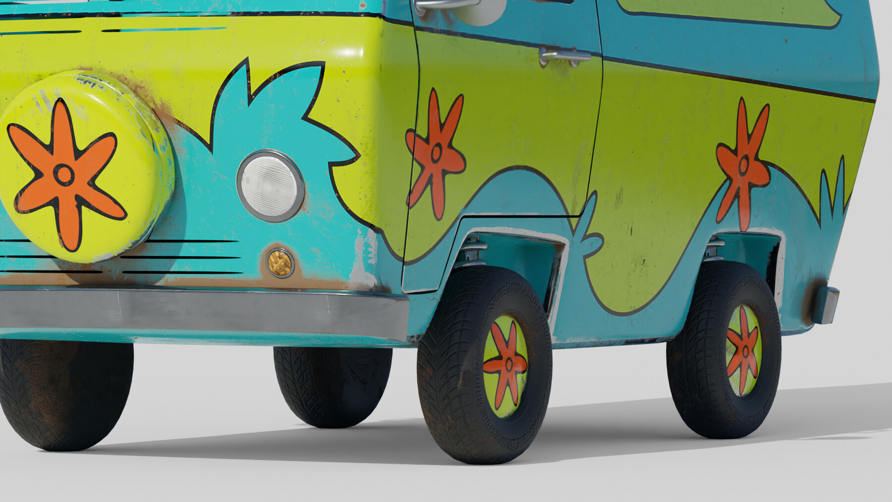 Artstation The Mystery Machine Game Assets