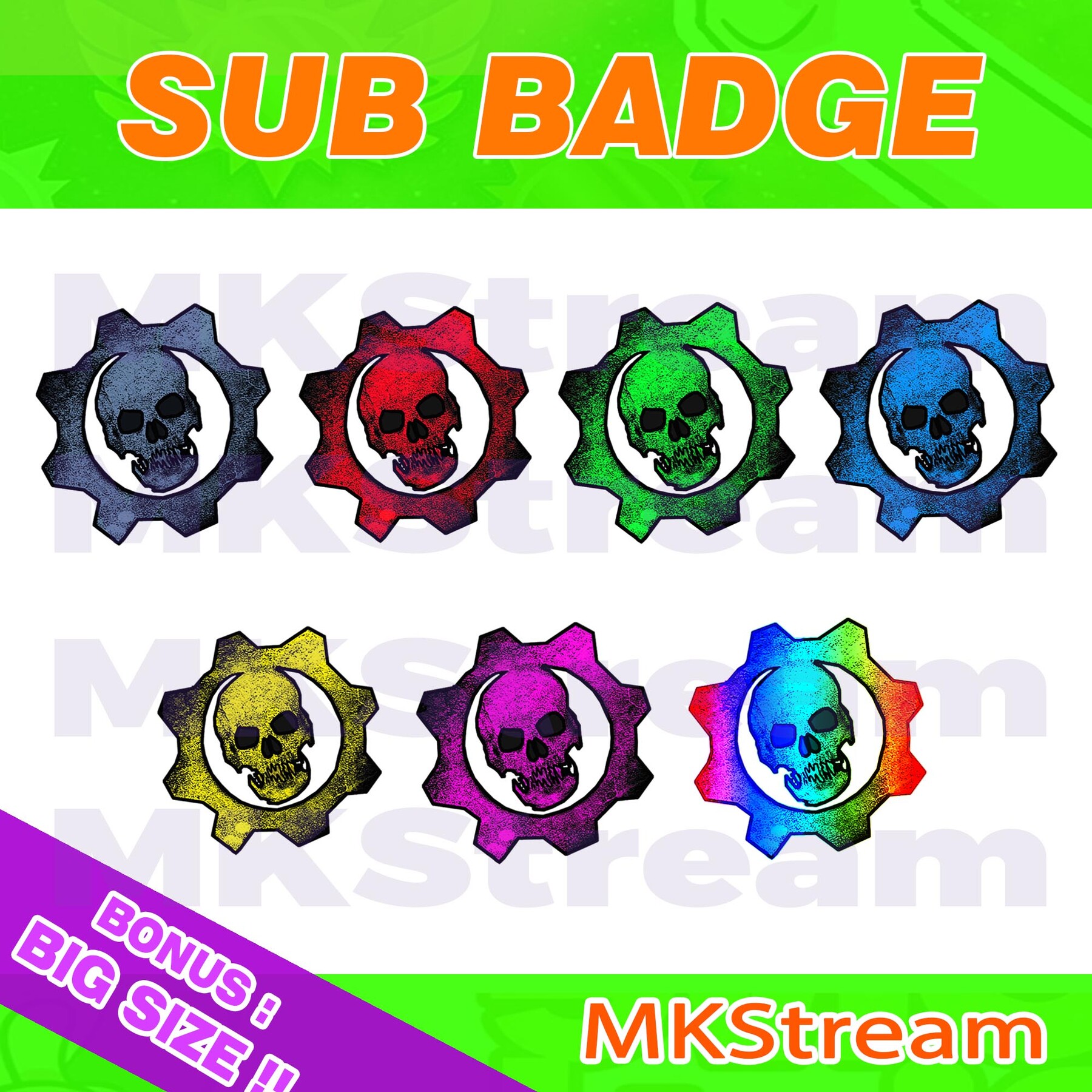 ArtStation - Twitch SUB Badges