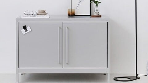 PIDOR cabinet 2 door storage