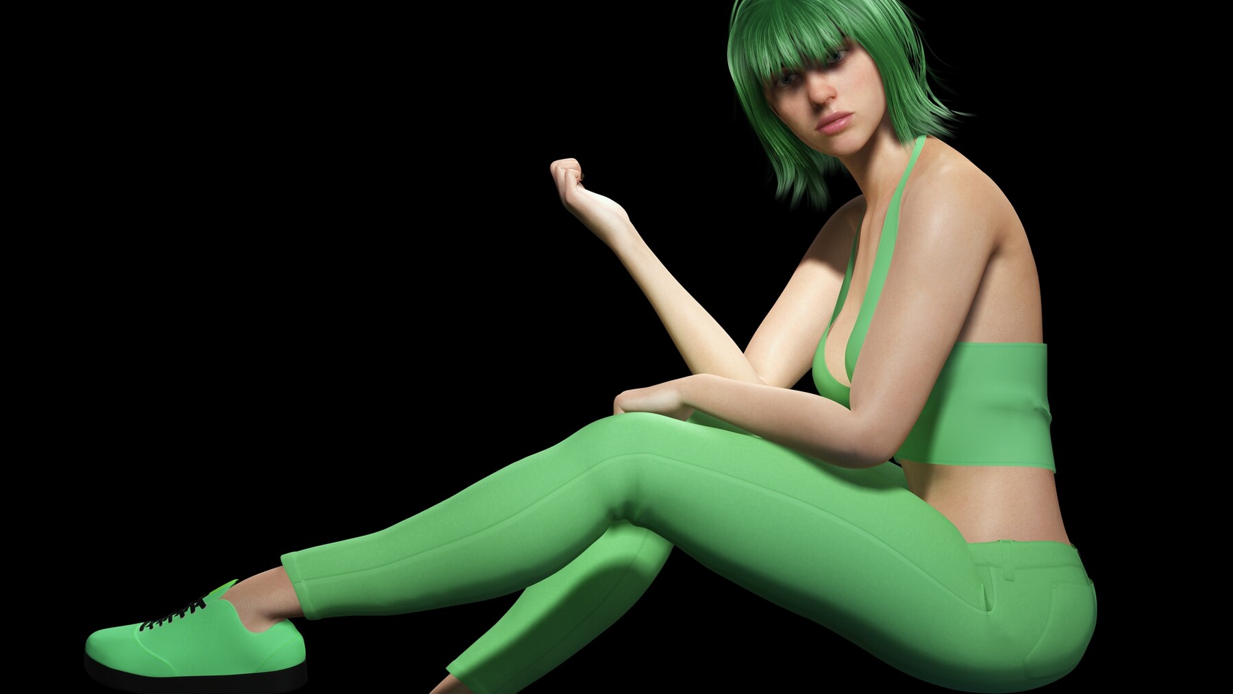 ArtStation - Billie Eilish game ready naked and clothed | Game Assets