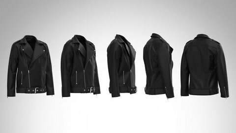 Mens High-quality Jacket /Leather / Suede  / Marvelous / Clo 3D