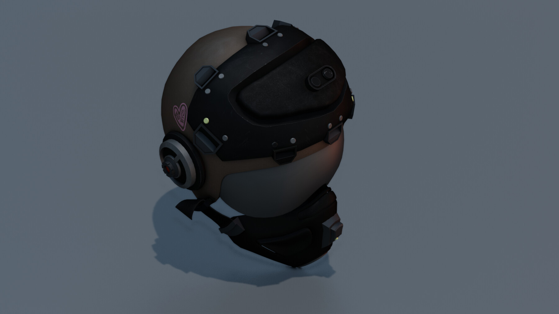 ArtStation - SCI FI HELMET LOW POLY GAME READY | Game Assets