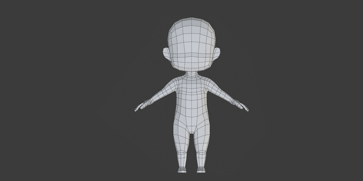 ArtStation - Chibi base mesh | Resources