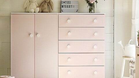 Lauren 5-tier chest of drawers