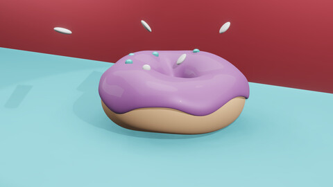 Donut 3d | Blender Project