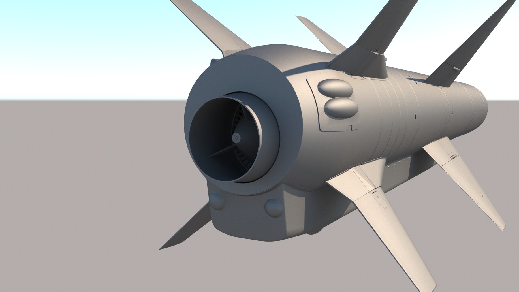 ArtStation - KH-35 Anti-Ship Missile 3D model | Resources