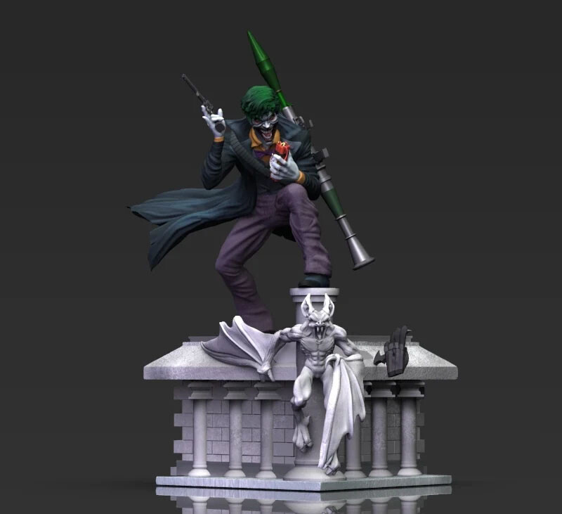 ArtStation - Joker kill Batman from DC Comics STL files 3D print model ...