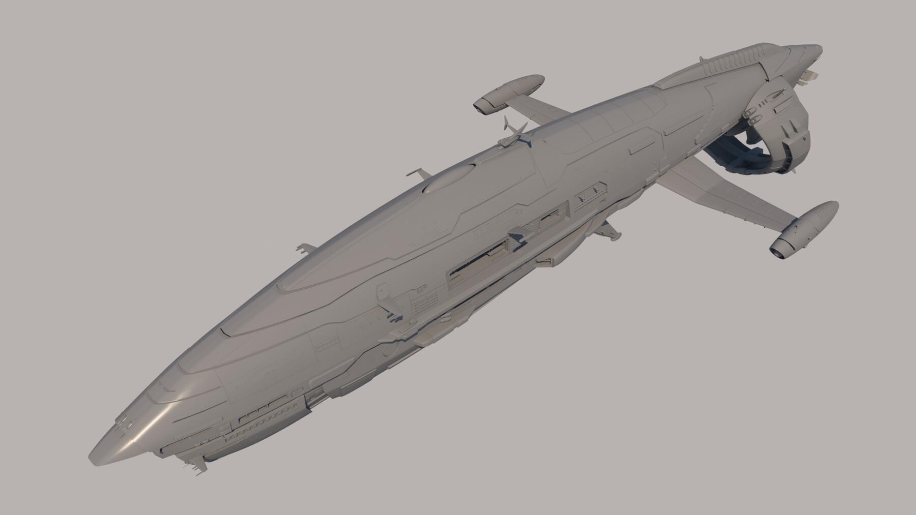 ArtStation - Sci Fi Space Liner. | Resources