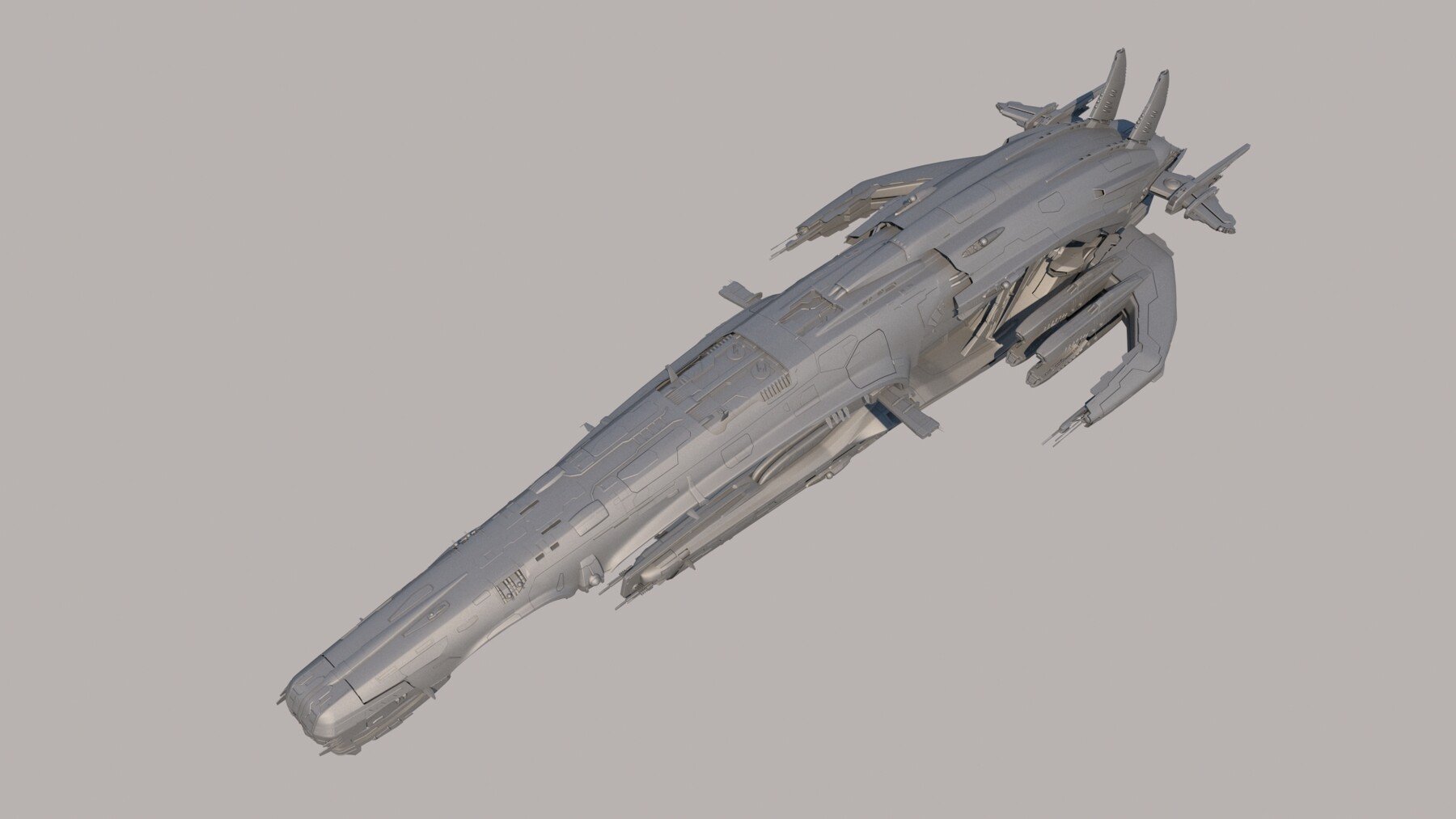 ArtStation - Sci Fi Alien spaceship. | Resources