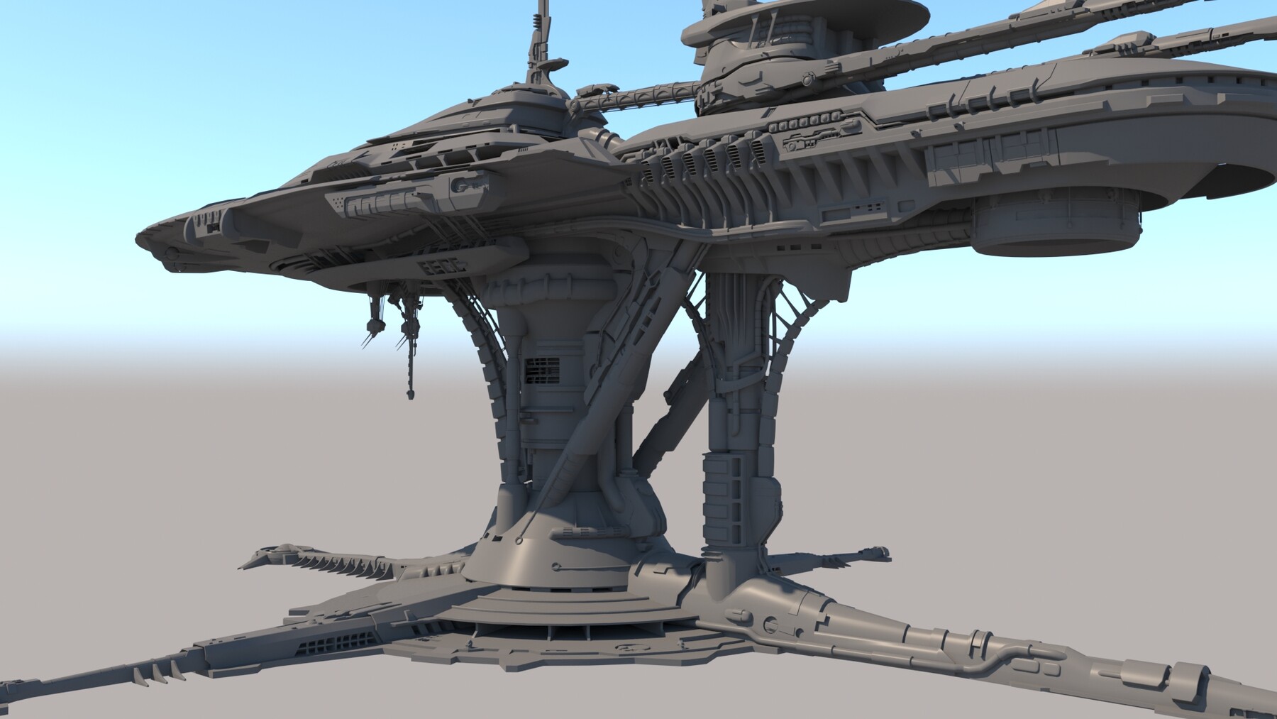 ArtStation - Sci Fi Futuristic Structure. | Resources