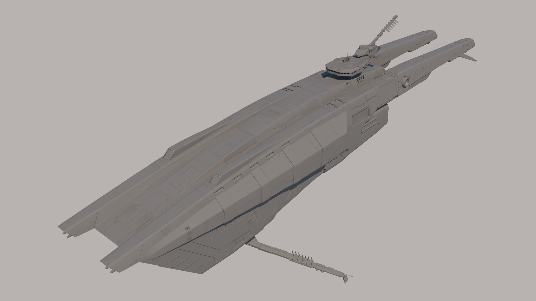 ArtStation - Sci Fi Spaceship - Patrol Cruiser | Resources