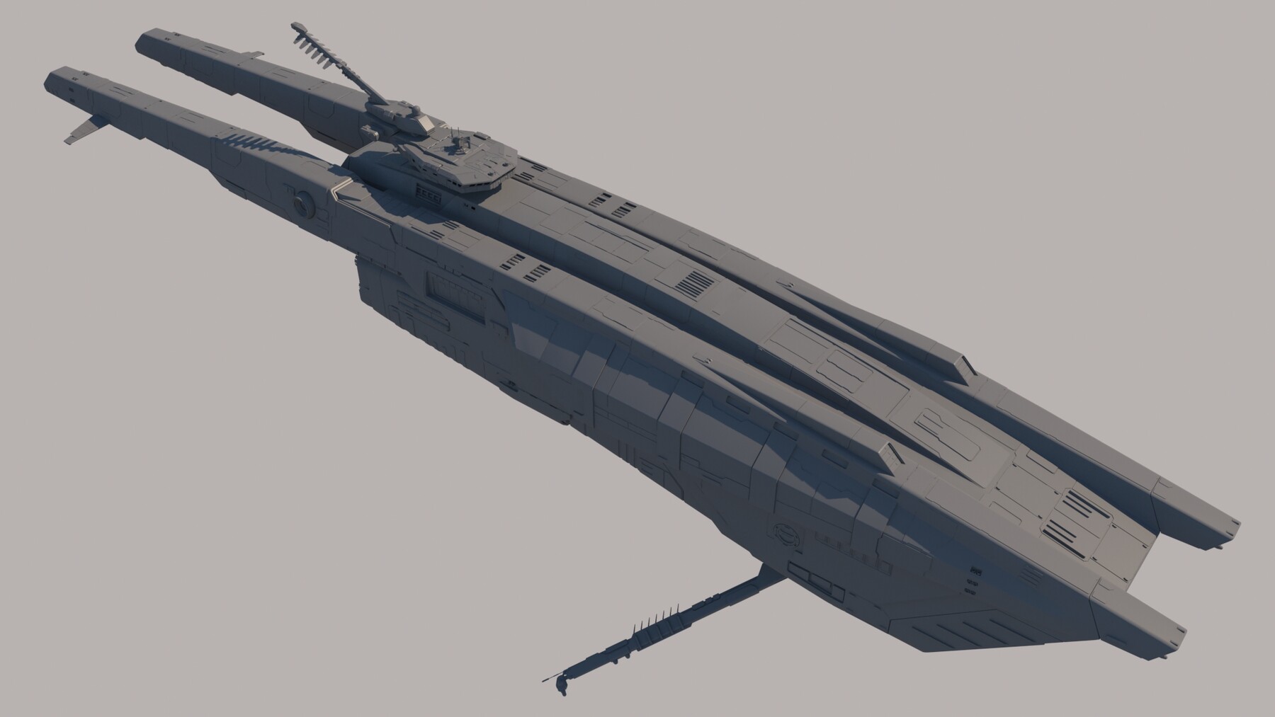 ArtStation - Sci Fi Spaceship - Patrol Cruiser | Resources