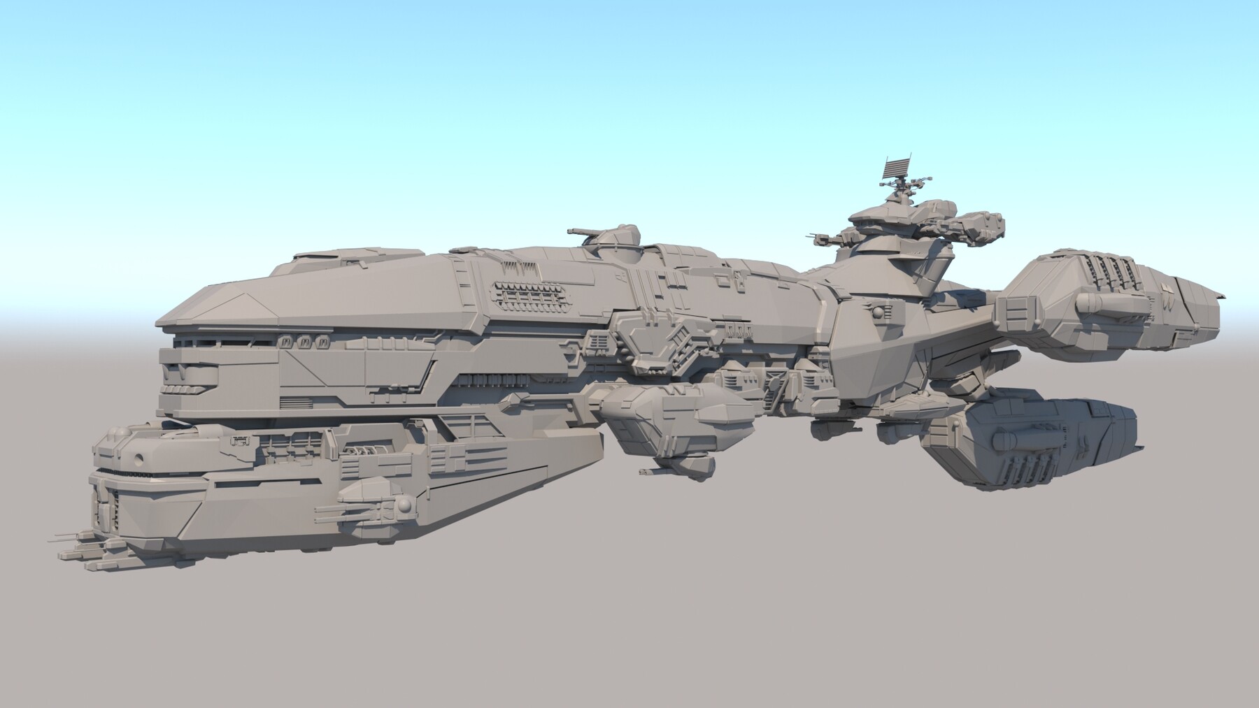 ArtStation - Space Battle Cruiser. | Resources