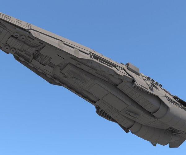 ArtStation - Space Battle Cruiser. | Resources