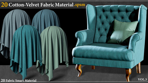 20 Cotton-Velvet Fabric Smart Material _VOL.3