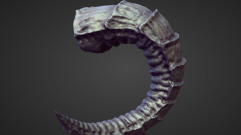 HORN9 high poly sculpt