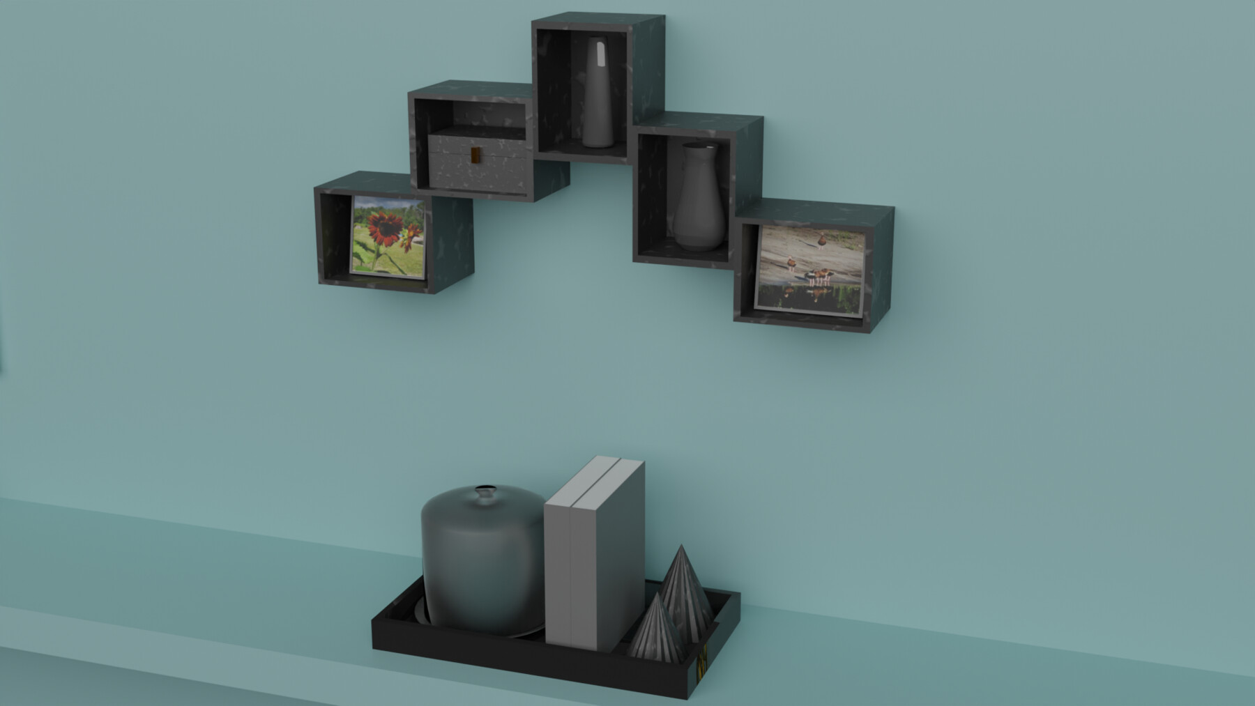 ArtStation - Living Room Decor 3D Model | Resources