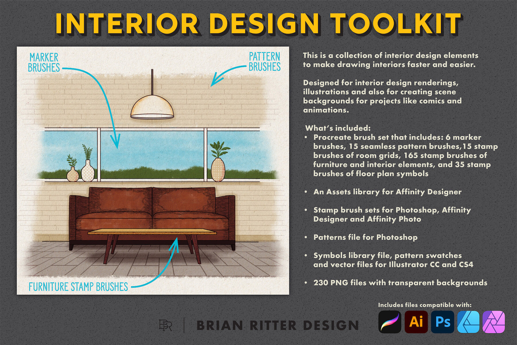 artstation-interior-design-toolkit-for-procreate-artworks