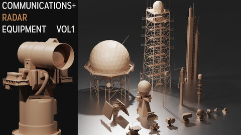 FREE: COMMUNICATIONS AND RADAR EQUIPMENT, KITBASH SET/