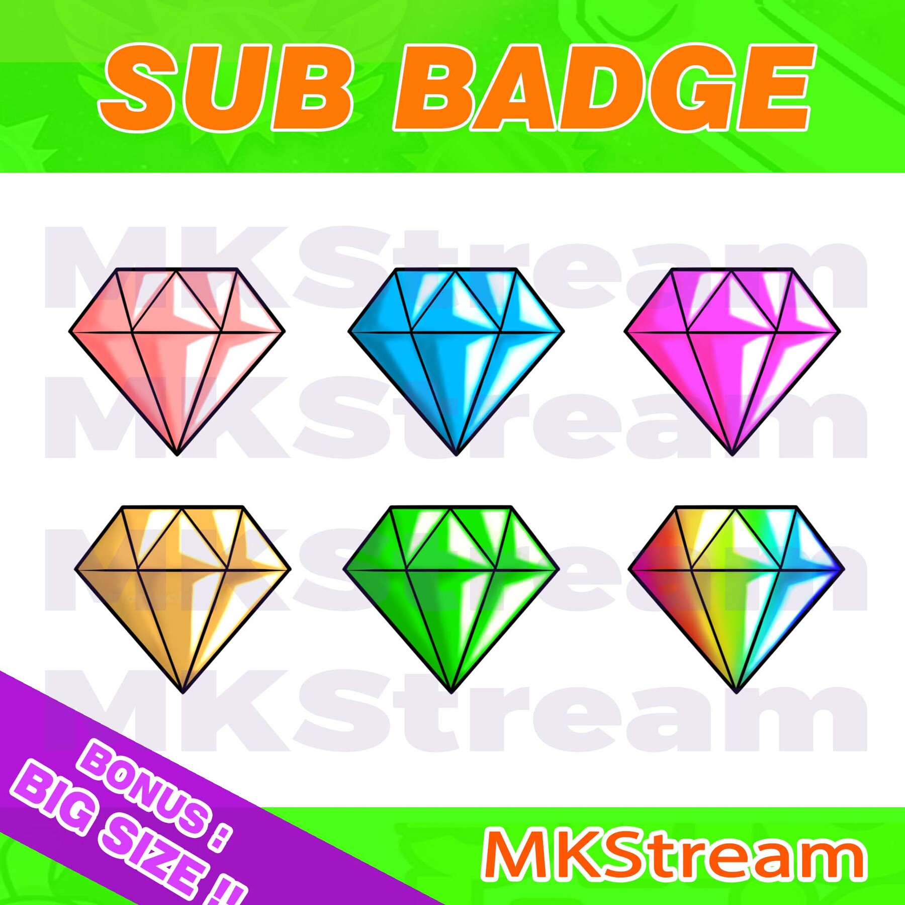ArtStation - Twitch SUB Badges