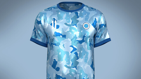 Soccer Camo Football Jersey Player 11