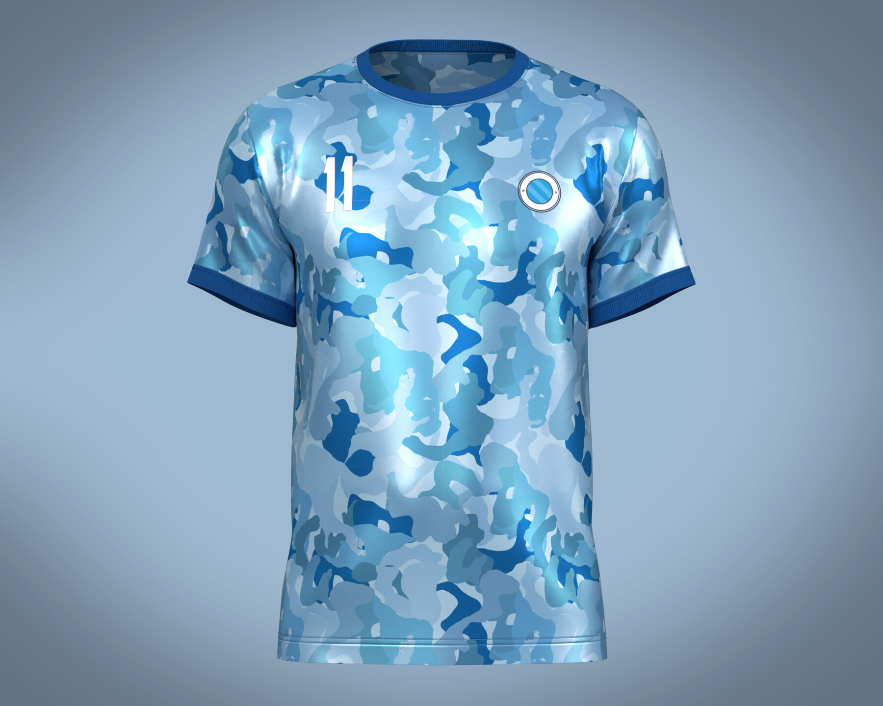 ArtStation - Soccer Camo Jersey Player-08