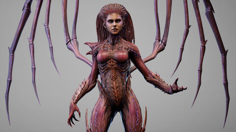 StarCraft Character modeling - Blender 3.3 full process videos