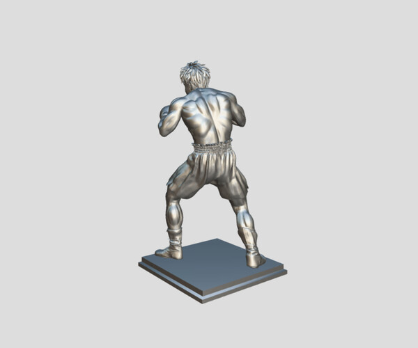 Hajime no Ippo figure 3D print model Modelo de Impressão 3D in