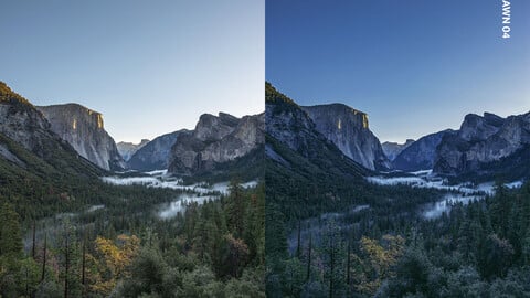 25 Yosemite Lightroom Presets and LUTs