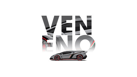 VENENO DIGITAL FILE VECTOR/Square White Background