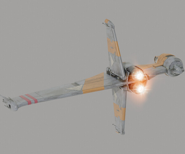 ArtStation - Resistance B-wing Starfighter - Star Wars | Resources