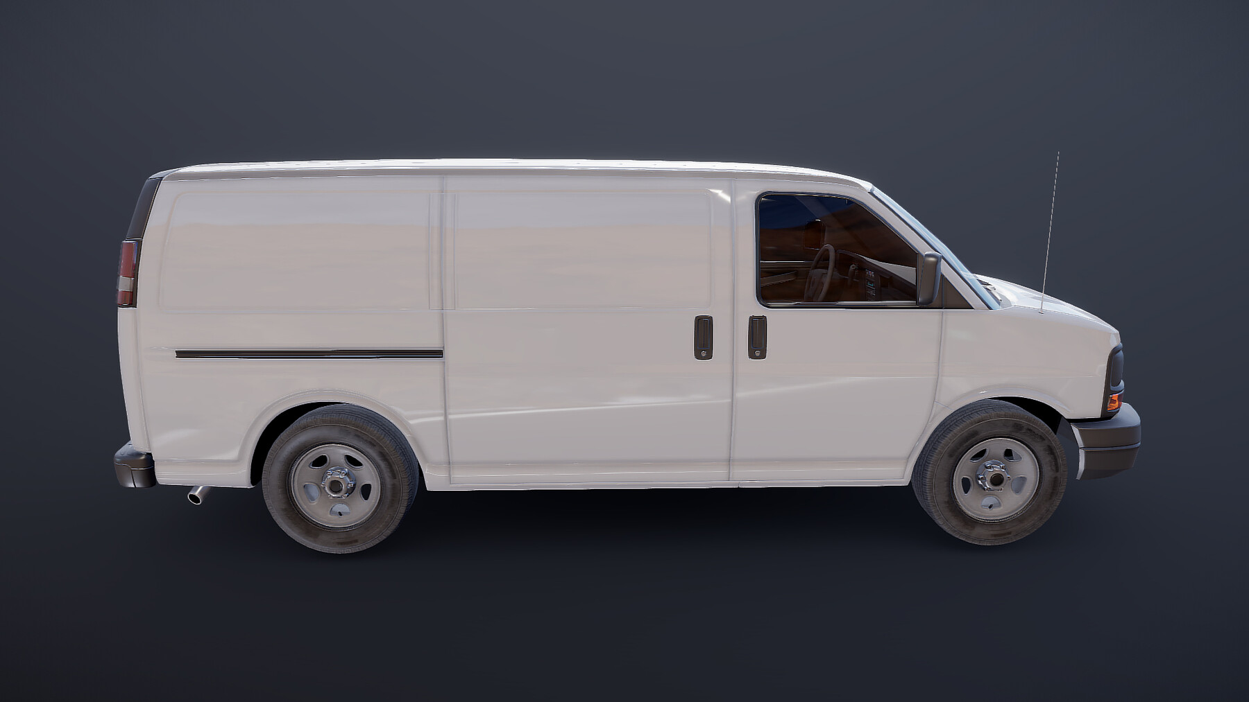 ArtStation - Generic industrial van | Game Assets