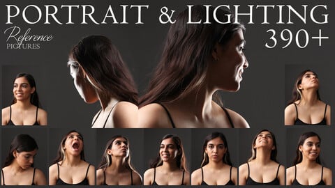 Portrait , Lighting & Emotions Reference Package.