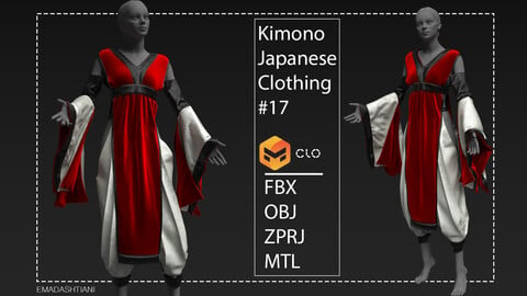 Kimono Japanese Clothing #17